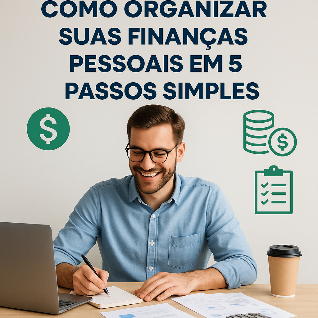 Como organizar suas finanças em 5 passos simples