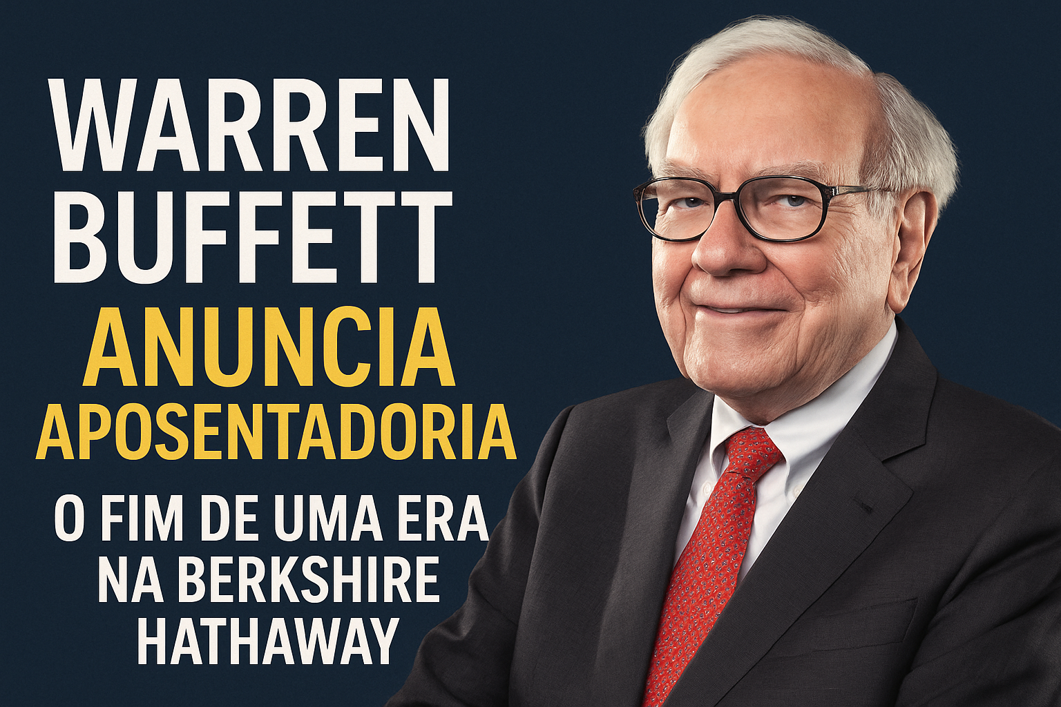 Warren Buffett anuncia aposentadoria